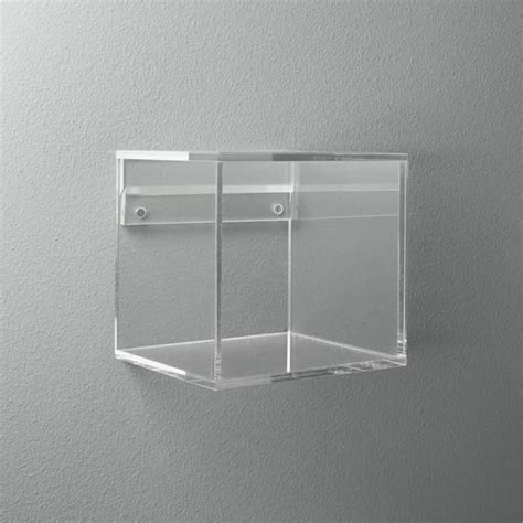 wall mount clear acrylic boxes